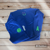 Royal Blue W/ Neon Green Sweatsuit